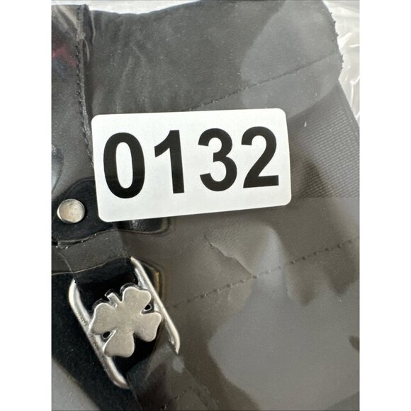 Lucky Brand Women's 6 Sebita Leather Ankle Strap Zip Bootie Black New/Sample - Picture 15 of 15